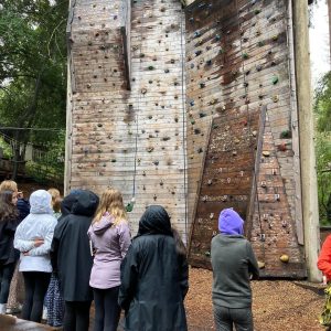 Outdoor ed rock climbing